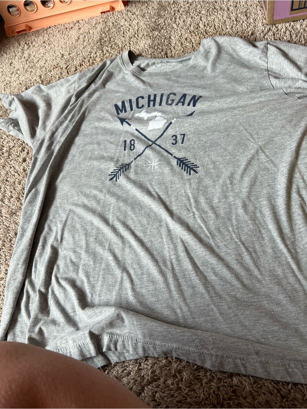 Michigan Graphic Short-Sleeve Tee - Gray
